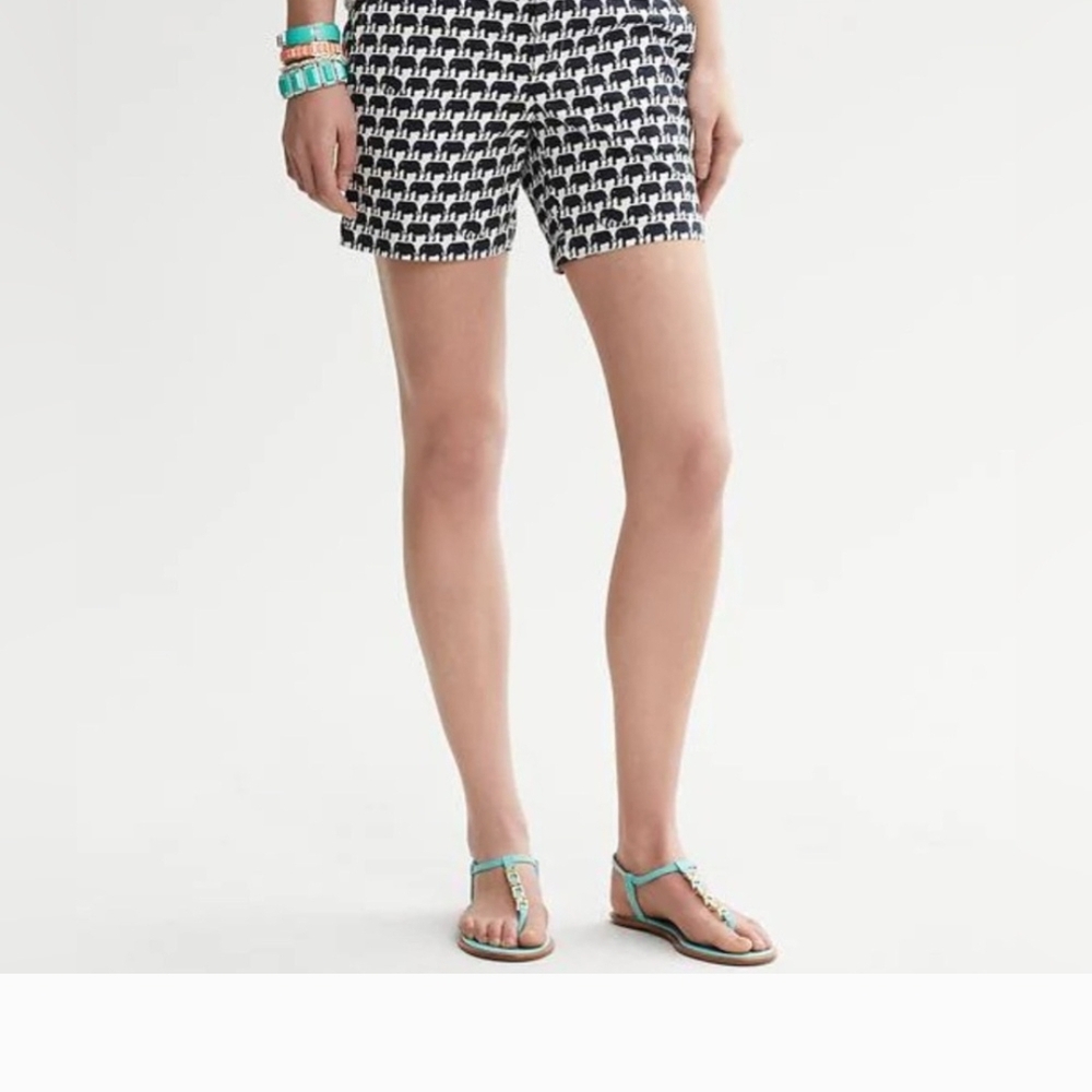 Banana Republic Milly Black and White Size 10 Shorts